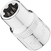 VIGOR T+ Steckschlüsseleinsatz ∙ V7920-EP11 ∙ 3/8 Zoll (10 mm) Vierkant hohl ∙ Außen TORX® Plus Profil ∙ SW E11+
