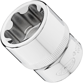 VIGOR T+ Steckschlüsseleinsatz ∙ V7920-EP30 ∙ 1/2 Zoll (12,5 mm) Vierkant hohl ∙ Außen TORX® Plus Profil ∙ SW E30+