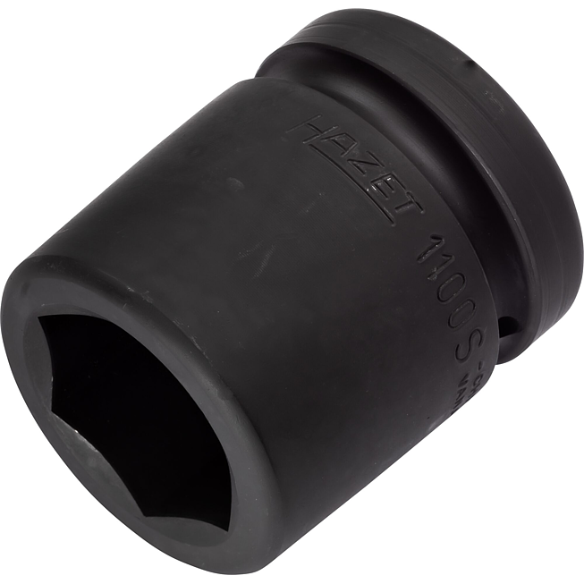 HAZET Schlag-, Maschinenschrauber Steckschlüsseleinsatz 1100S-33 ∙ 1 Zoll (25 mm) Vierkant hohl ∙ Außen Sechskant Profil ∙ SW 33 mm