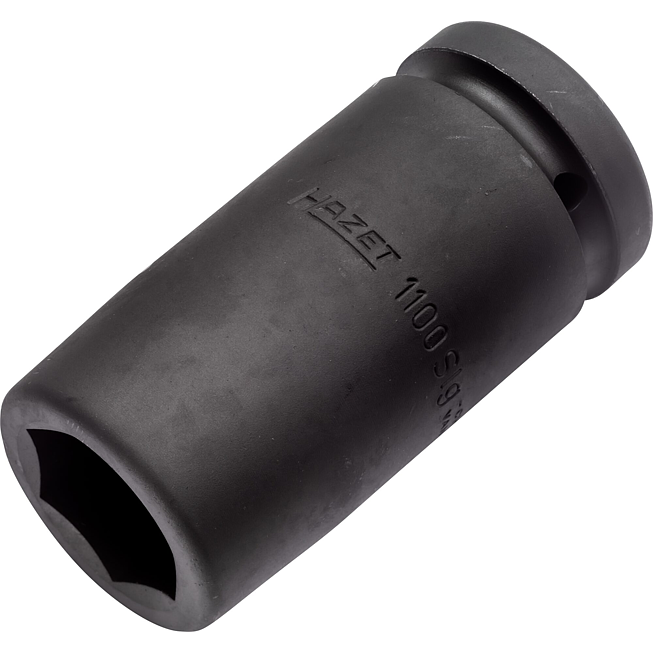 HAZET Schlag-, Maschinenschrauber Steckschlüsseleinsatz 1100SLG-32 ∙ 1 Zoll (25 mm) Vierkant hohl ∙ Außen Sechskant Profil ∙ SW 32 mm