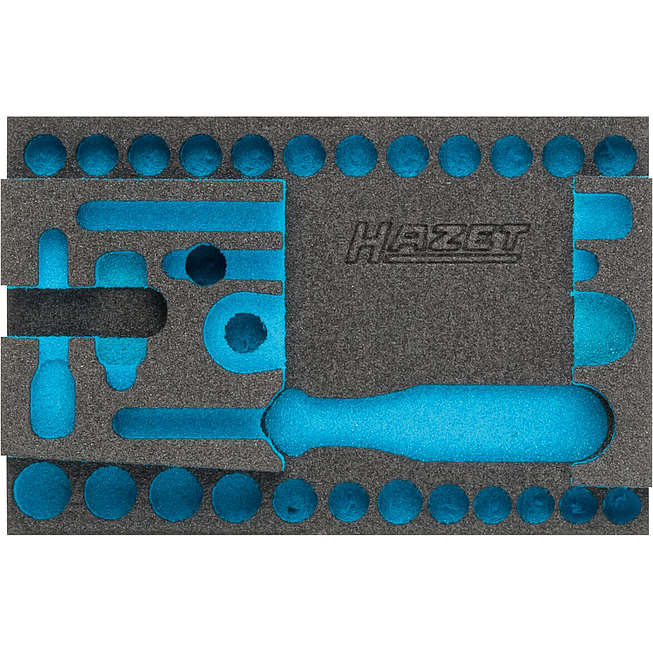 HAZET 2-komponentowa wkładka z&nbsp;miękkiej pianki 163-337L ∙ dł.&nbsp;x&nbsp;szer.: 172 mm x 114 mm