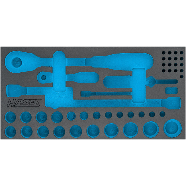 HAZET 2-Komponenten Weichschaumeinlage 163-355L ∙ L x B: 342 mm x 172 mm