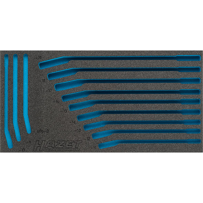 HAZET 2-komponentowa wkładka z&nbsp;miękkiej pianki 163-385L ∙ dł.&nbsp;x&nbsp;szer.: 342 mm x 172 mm