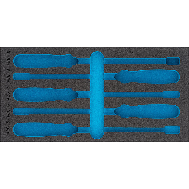 HAZET 2-komponentowa wkładka z&nbsp;miękkiej pianki 163-461L ∙ dł.&nbsp;x&nbsp;szer.: 342 mm x 172 mm