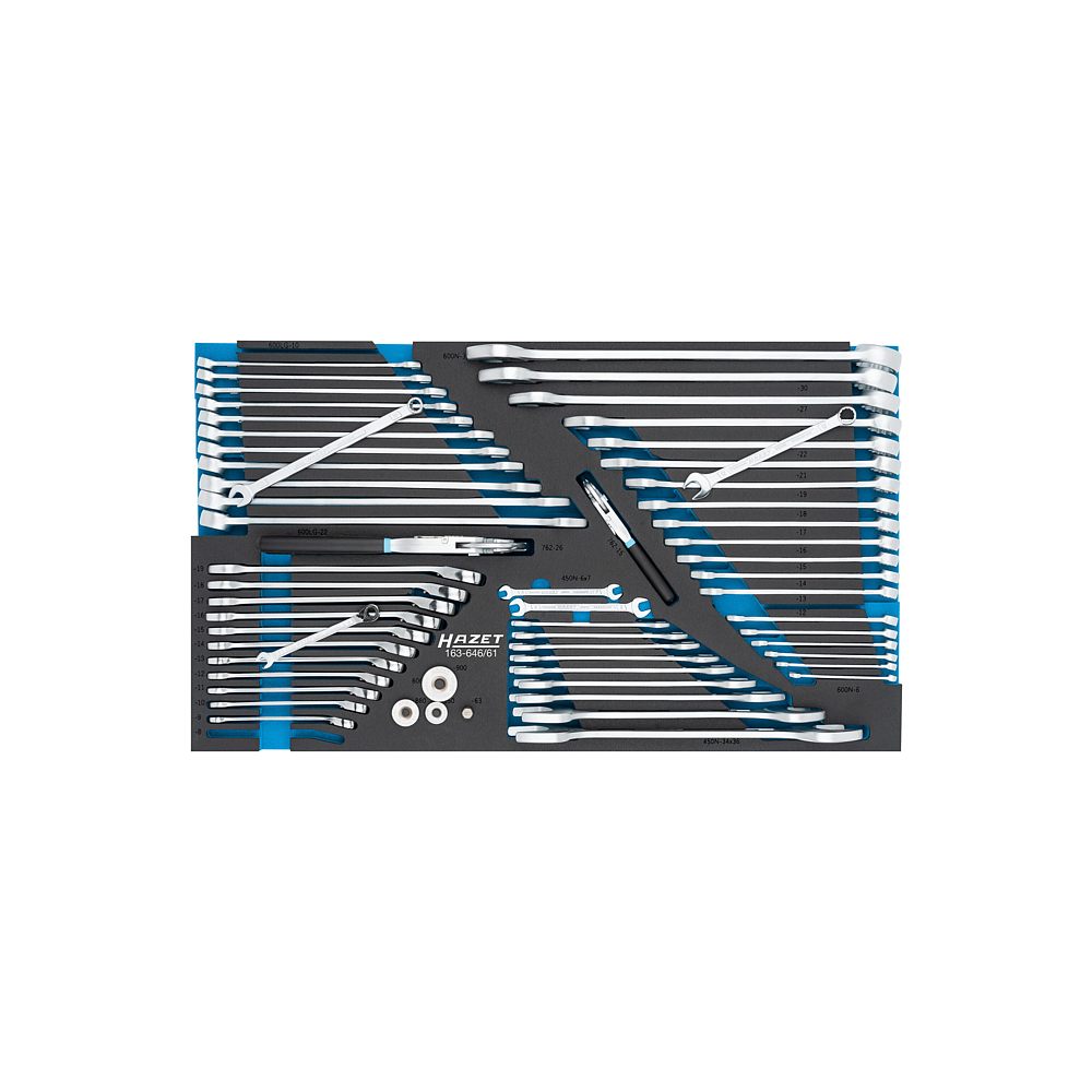 HAZET Werkzeug Satz 163-646/61 ∙ 61-teilig