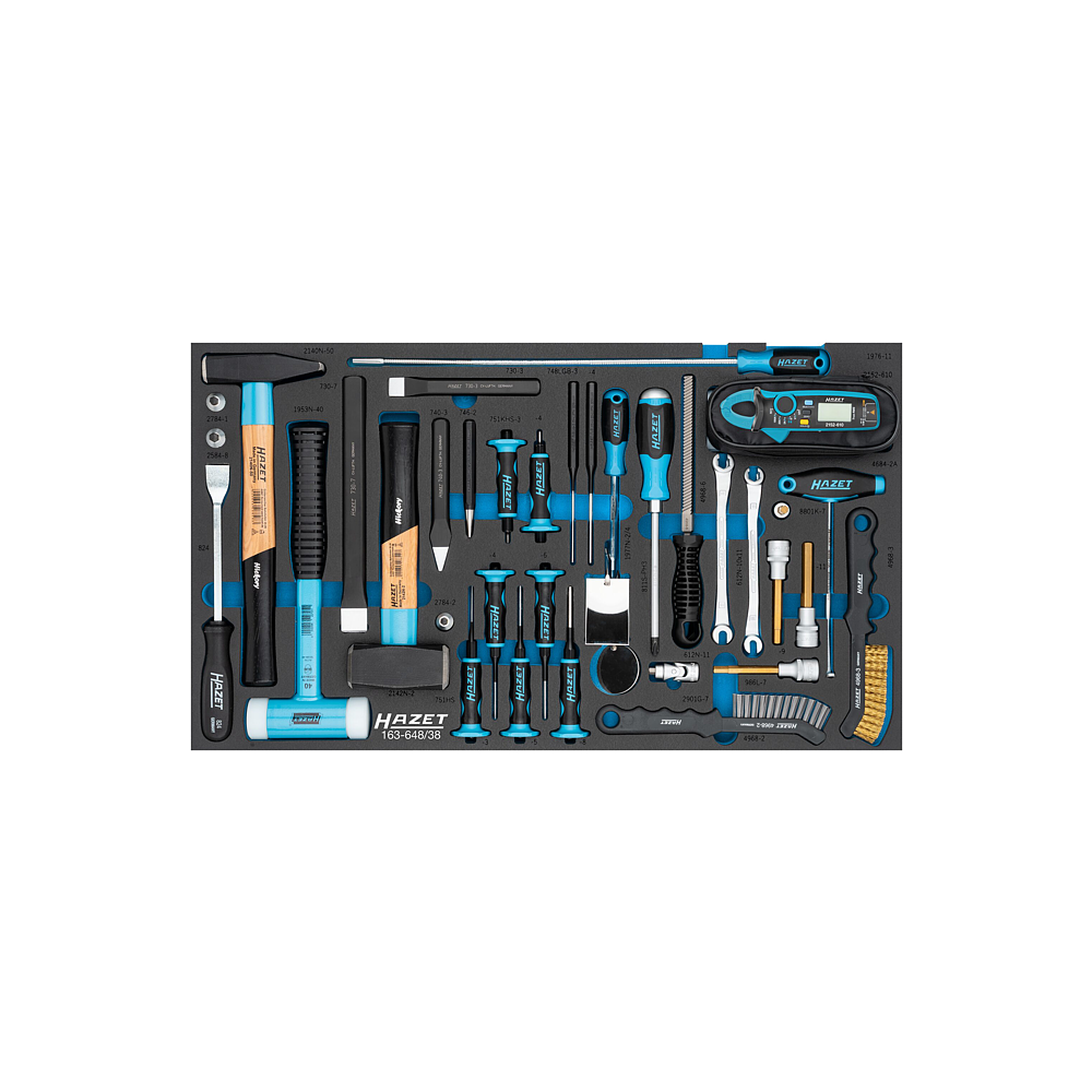 HAZET Werkzeug Satz 163-648/38 ∙ 38-teilig