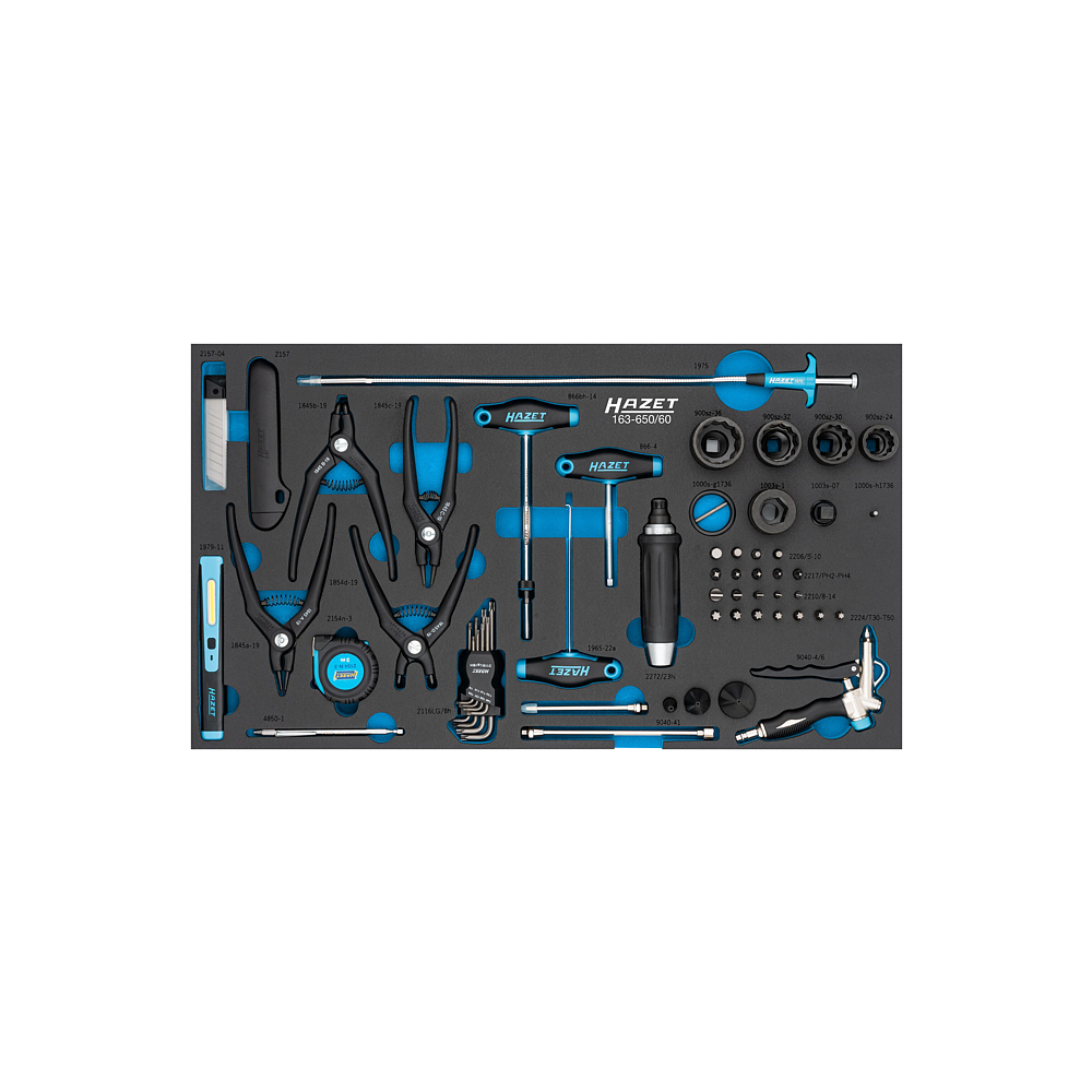 HAZET Werkzeug Satz 163-650/60 ∙ 60-teilig