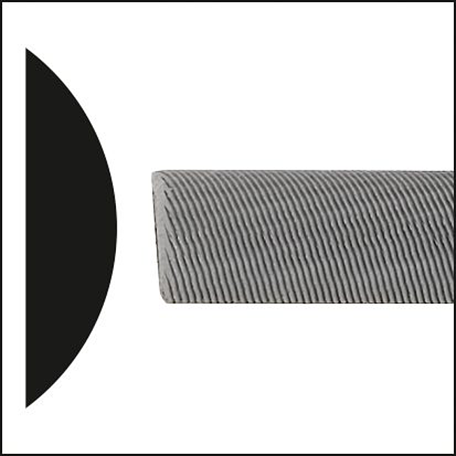 HAZET Pilnik p&oacute;łokrągły 2119-8 ∙ Długość: 200 mm
