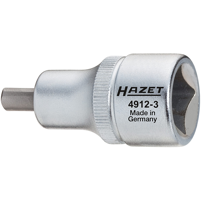 HAZET Spreizer 4912-3 ∙ 1/2 Zoll (12,5 mm) Vierkant hohl ∙ Zapfenprofil massiv ∙ SW für Zapfenprofil 6 x 8 mm