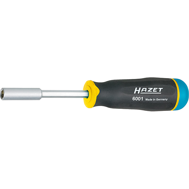 HAZET Wkrętak dynamometryczny 6001-1.4/3 ∙ Moment dokręcania min.&ndash;maks.: 0.4&thinsp;&ndash;&thinsp;1.4 Nm ∙ Dokładność: 15% ∙ Zabierak sześciokątny drążony 1/4 cala (6,3&nbsp;mm) ∙ 3‑częściowy