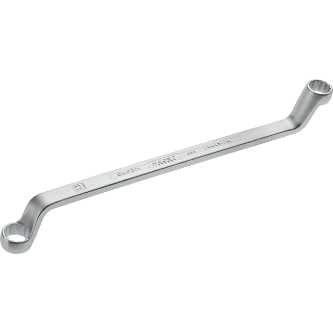 HAZET Klucze oczkowe dwustronne 630-12X13 ∙ Profil Traction zewnętrzny 12-kątny ∙ Rozmiar klucza 12 x 13 mm