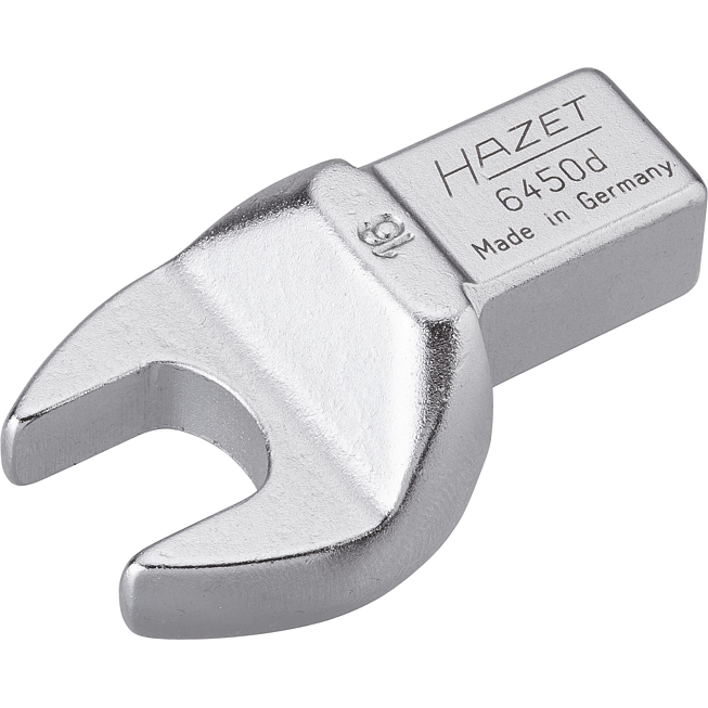 HAZET Einsteck-Maulschlüssel 6450D-16 ∙ 14 x 18 mm Einsteck-Vierkant massiv ∙ Außen Sechskant Profil ∙ SW 16 mm