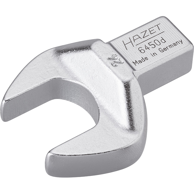 HAZET Einsteck-Maulschlüssel 6450D-24 ∙ 14 x 18 mm Einsteck-Vierkant massiv ∙ Außen Sechskant Profil ∙ SW 24 mm