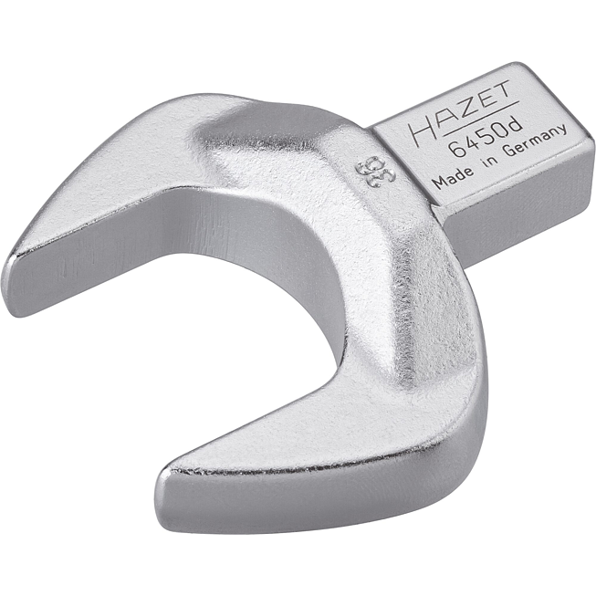 HAZET Einsteck-Maulschlüssel 6450D-36 ∙ 14 x 18 mm Einsteck-Vierkant massiv ∙ Außen Sechskant Profil ∙ SW 36 mm