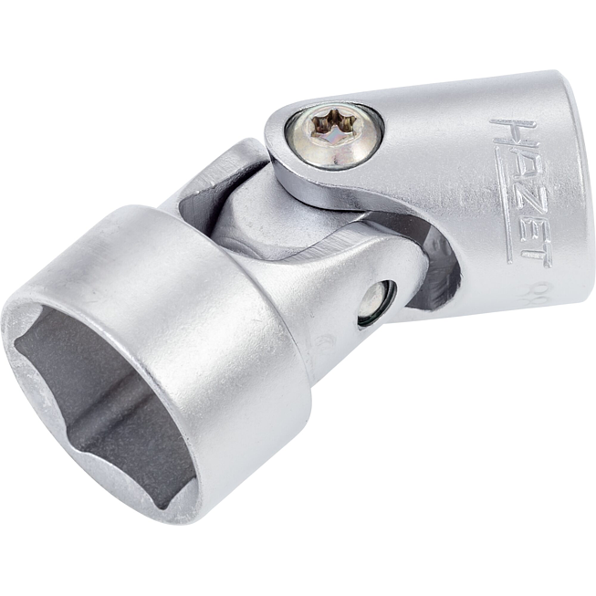 HAZET Gelenk Steckschlüsseleinsatz 880G-17 ∙ 3/8 Zoll (10 mm) Vierkant hohl ∙ Außen Sechskant-Tractionsprofil ∙ SW 17 mm