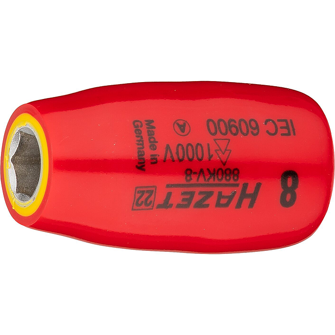 Zewnętrzny sześciokątny klucz nasadowy 3/8 "HAZET
