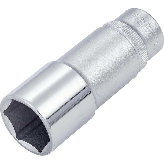 HAZET Steckschlüsseleinsatz 880LG-19 ∙ 3/8 Zoll (10 mm) Vierkant hohl ∙ Außen Sechskant-Tractionsprofil ∙ SW 19 mm