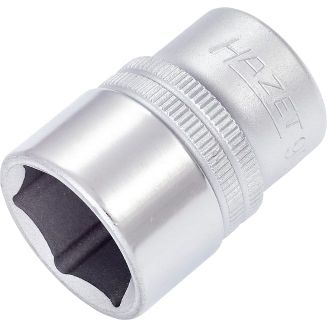 HAZET Steckschlüsseleinsatz 900-20 ∙ 1/2 Zoll (12,5 mm) Vierkant hohl ∙ Außen Sechskant-Tractionsprofil ∙ SW 20 mm