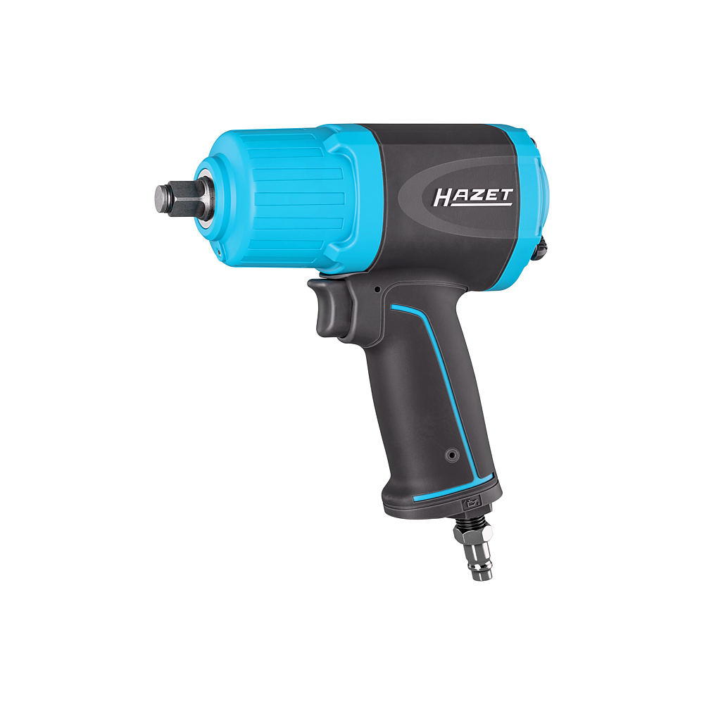 HAZET Klucz udarowy 9012ECO ∙ Maksymalny moment przy odkręcaniu [Nm]: 1700 Nm ∙ Zabierak kwadratowy masywny 1/2 cala (12,5 mm) ∙ Wysokowydajny, podwójny mechanizm udarowy
