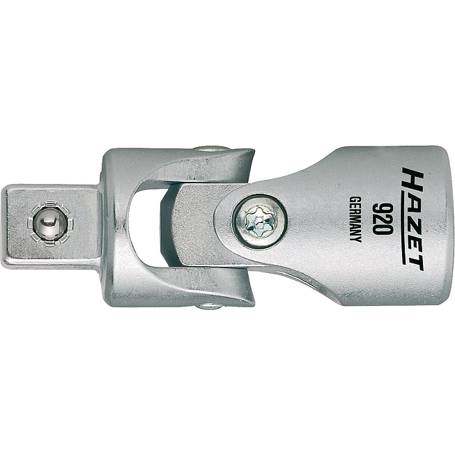 HAZET Universalgelenk 920 ∙ 1/2 Zoll (12,5 mm) Vierkant hohl ∙ 1/2 Zoll (12,5 mm) Vierkant massiv ∙ Länge: 70 mm