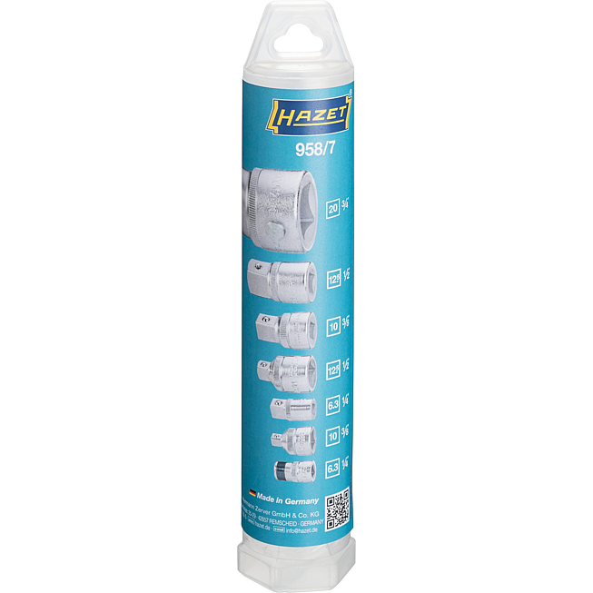 HAZET Zestaw adapter&oacute;w 958/7 ∙ 7‑częściowy