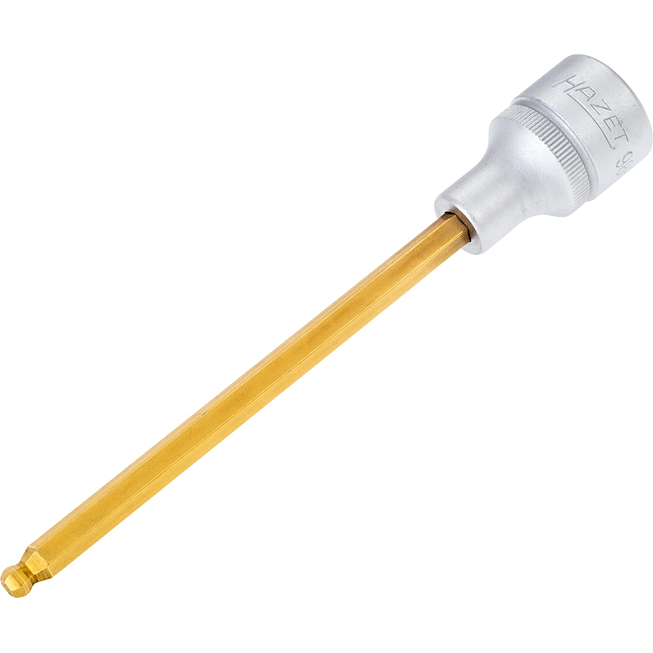 HAZET Schraubendreher-Steckschlüsseleinsatz 986KK-5 ∙ 1/2 Zoll (12,5 mm) Vierkant hohl ∙ Innen Sechskant Profil ∙ SW 5 mm