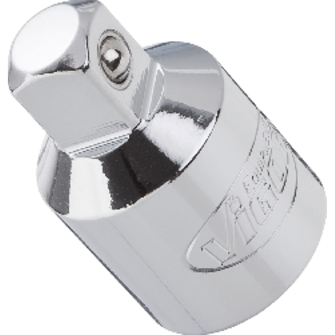 VIGOR Adapter ∙ V2109 ∙ Zabierak kwadratowy drążony 1/2 cala (12,5&nbsp;mm) ∙ Zabierak kwadratowy masywny 3/8 cala (10&nbsp;mm) ∙ 36 mm