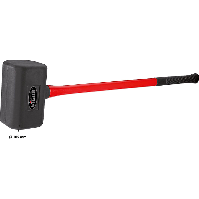 VIGOR Młotek gumowy 5&nbsp;kg ∙ V2234 ∙ Długość: 900 mm