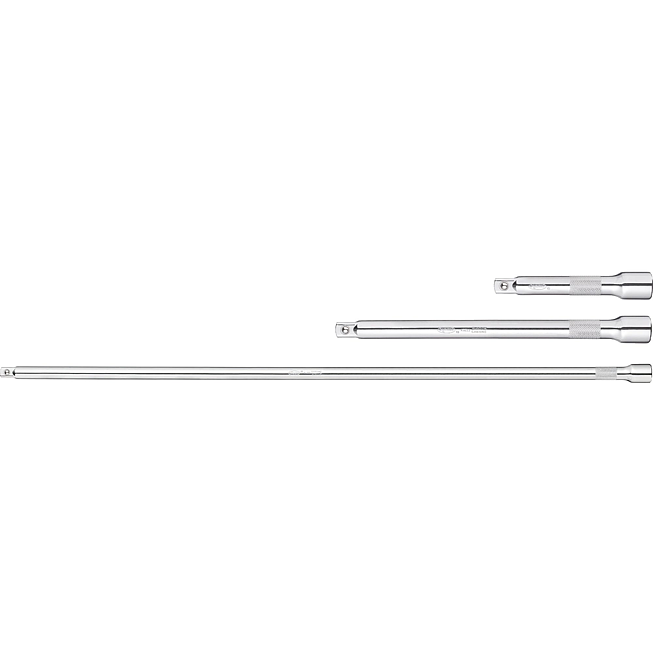 VIGOR Przedłużka ∙ V2576N ∙ Zabierak kwadratowy drążony 1/2 cala (12,5&nbsp;mm) ∙ Zabierak kwadratowy masywny 1/2 cala (12,5&nbsp;mm) ∙ 125 mm