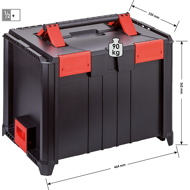 VIGOR Skrzynka Multibox ∙ XXL ∙ pusta ∙ V4700-XXL ∙ dł.&nbsp;x&nbsp;szer.&nbsp;x&nbsp;wys.: 464 mm x 335 mm x 362 mm