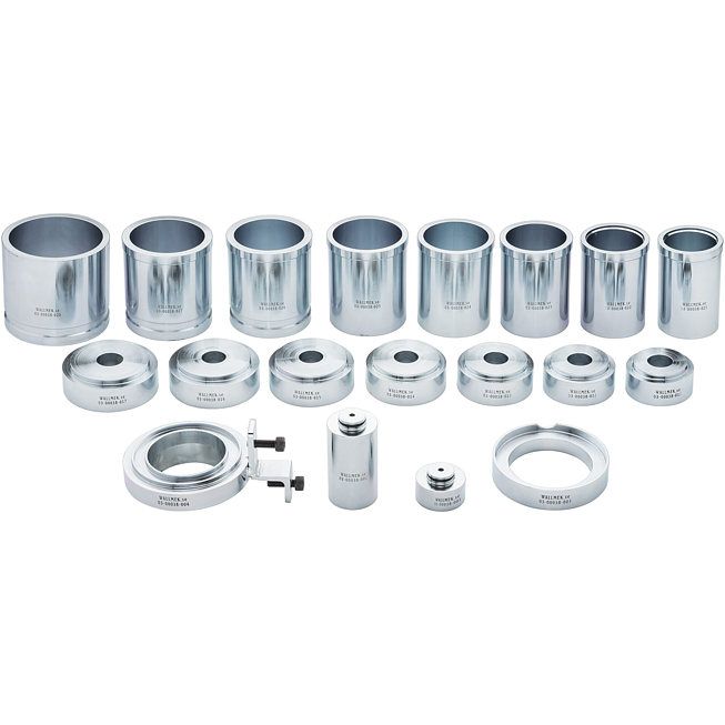 VIGOR Universeller Presshülsen Satz ∙ mit Fixiereinheit ∙ V5914 ∙ 19-teilig ∙ Anzahl Werkzeuge: 19