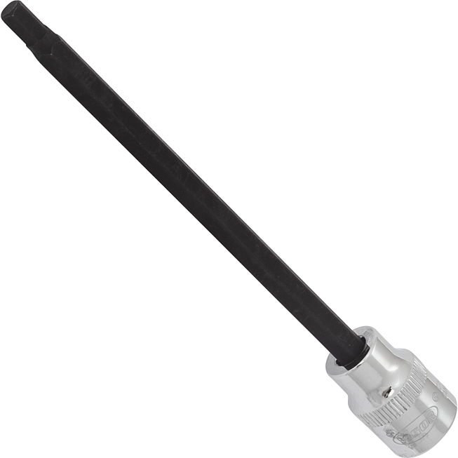 VIGOR Innensechskant Schraubendreher-Einsatz ∙ V6149 ∙ 3/8 Zoll (10 mm) Vierkant hohl ∙ Innen Sechskant Profil ∙ SW 5 mm
