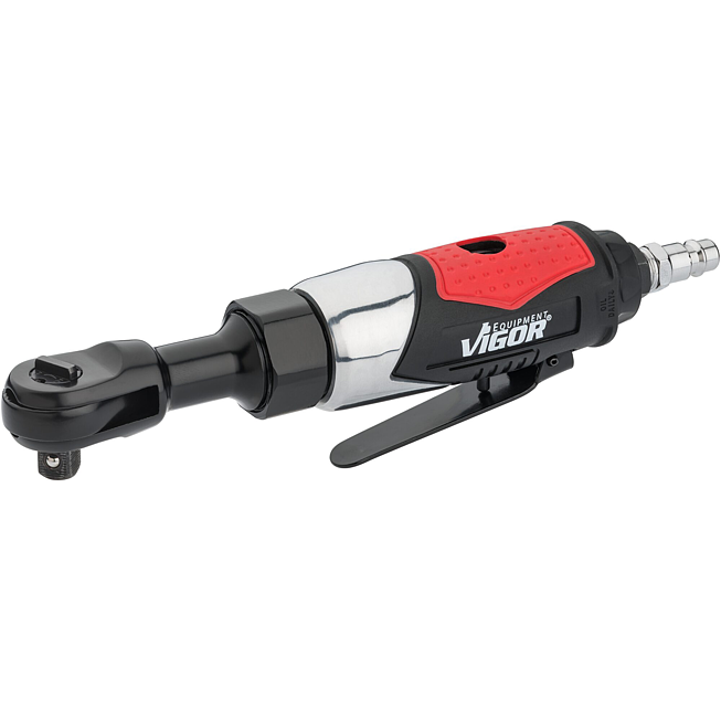 VIGOR Luftratsche ∙ V6554 ∙ 3/8 Zoll (10 mm) Vierkant massiv ∙ 236 mm