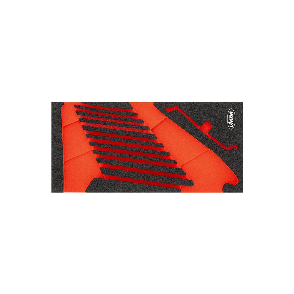 VIGOR Weichschaumeinlage ∙ leer ∙ V6722N-L ∙ L x B x H: 393 mm x 188 mm x 35 mm