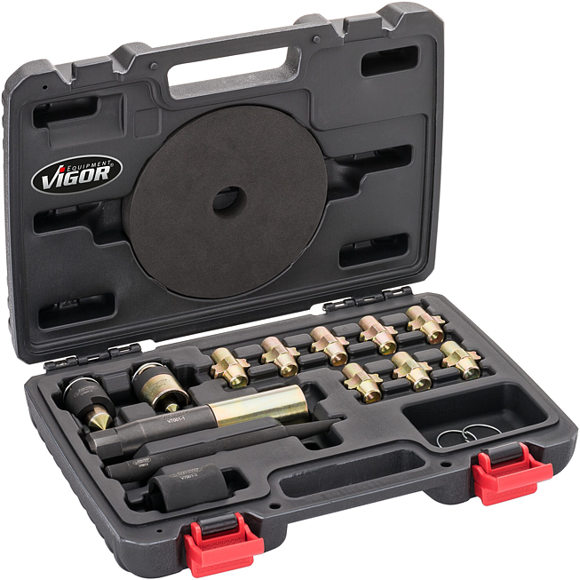 VIGOR Universal Felgenschloss-Demontage Satz ∙ V7001 ∙ 13-teilig ∙ Anzahl Werkzeuge: 13