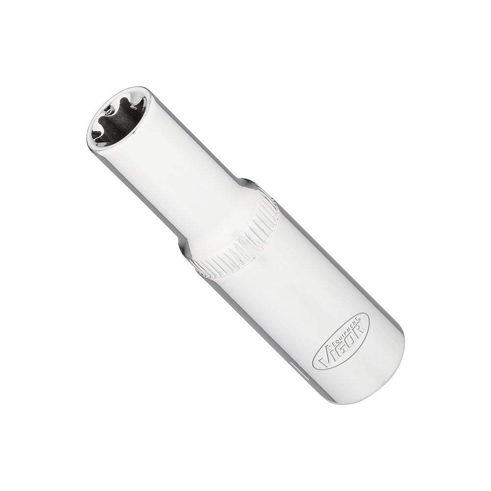 VIGOR T Steckschlüsseleinsatz ∙ lang ∙ V7014-11 ∙ 3/8 Zoll (10 mm) Vierkant hohl ∙ Außen TORX® Profil ∙ SW E11