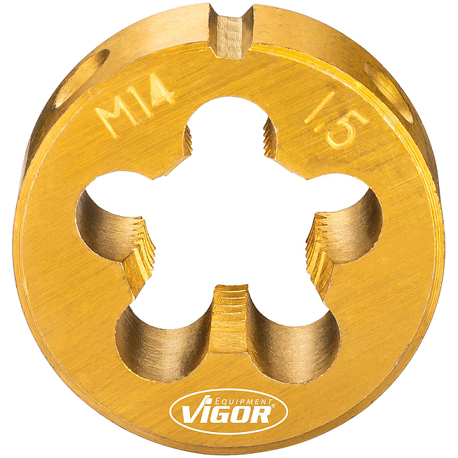 VIGOR Schneideisen ∙ M14 x 1,5 mm TIN ∙ V7181-3